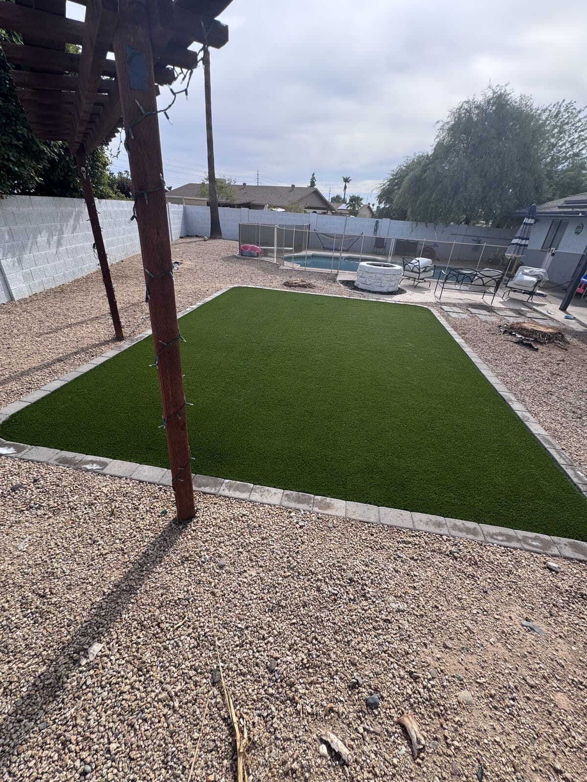 Valley Turf Revival artificial turf cleaning project